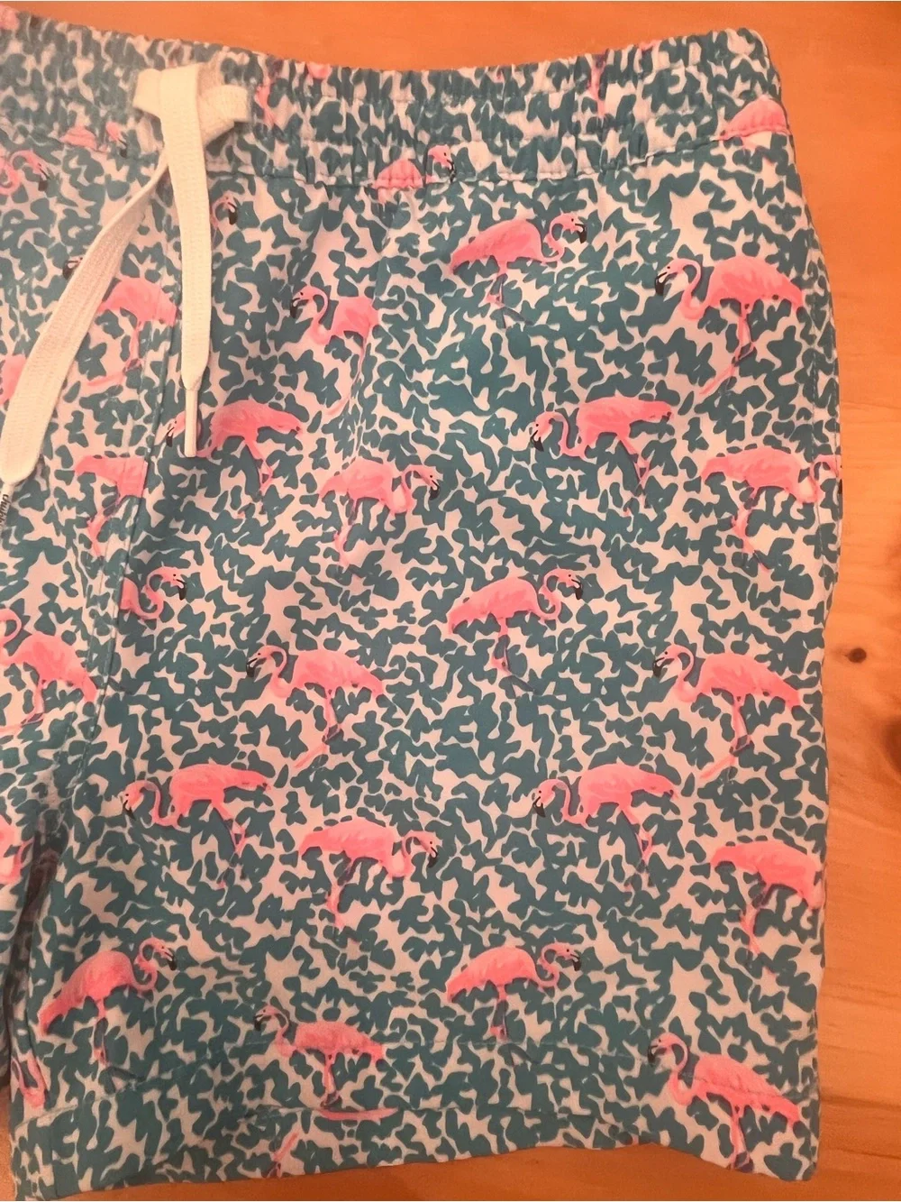 NWOT Chubbies The Domingos Are For Flamingo Swim Trunks Boys’ Large 14/16 Lined